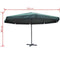 vidaXL - Parasol - Samos - 500 - cm - aluminium - groen