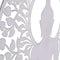 Wanddecoratie DKD Home Decor Metaal Boeddha (2 Stuks) (60 x 1 x 60 cm)