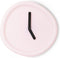 Ronde Klok Babyroze / Round Clock Babypink - Design klok Werkwaardig