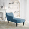 vidaXL - Chaise - longue - met - rechterarmleuning - fluweel - blauw