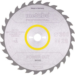 Metabo 628014000 - Zaagblad - Powercut/hardmetaal - 32 mm/28 tnd