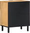 vidaXL - Nachtkastje - 50x33x60 - cm - massief - mangohout - bruin
