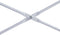 vidaXL - Computerbureau - 110x60x138 - cm - bewerkt - hout - wit - en - eikenkleurig