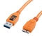 Tether Tools CU5454 - USB A naar Micro-USB B Kabel - 4,6 m - Oranje