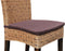 SVJ Eetkamerstoelen - 60x48x98 cm - Rotan - Bruin - Set van 4