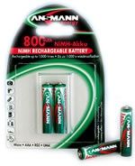 Ansmann Blister - DECT Accu AA - 800mAh - Zwart (2 stuks)