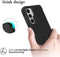 imoshion Hoesje Geschikt voor Samsung Galaxy A14 (5G) / A14 (4G) Hoesje Shockproof - imoshion Rugged Hybrid Carbon Case - Zwart