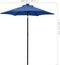 vidaXL - Parasol - met - LED-verlichting - 200x211 - cm - aluminium - azuurblauw