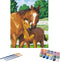 Schilderen op nummer - Paarden PBN5422 - Inclusief penseel