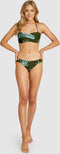 Baku Honduras - Bandeau bikinitop - Voorgevormde cups met gripper elastic - Olijf