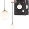 Paulmann Menja - Hanglamp - Dimbaar - Wit Messing geborsteld