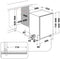Whirlpool W8I HF58 TUS - Inbouwvaatwasser - MaxiSpace kuip 14 couverts - Zwart