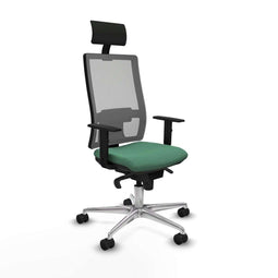 Bureaustoel met hoofdsteun Piqueras y Crespo 1D086N1 Smaragdgroen