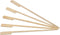Hapjes/sate prikkers/peddel spiesjes - bamboe hout - 50x stuks - 18 cm - amuse/bbq/feestje - grote cocktailprikkers
