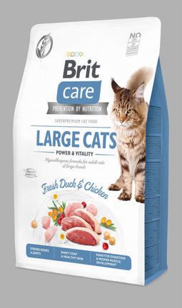 Brit Care Cat Grainfree Adult Large Cats Fresh Duck & Chicken 2 kg - Kat
