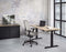 Elektrisch verstelbare zit/sta werkplek Basic breed 140CM diep 80CM bladkleur Speciale Kleur framekleur Wit (RAL9010)