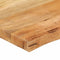 vidaXL - Tafelblad - met - natuurlijke - rand - 40x40x3,8 - cm - massief - mangohout