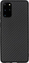 Hoesje Siliconen Geschikt voor Samsung Galaxy S20 Plus - Carbon Softcase Backcover - Zwart