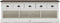 Riviera Maison TV Kast Meubel - Newport Flatscreen Dresser - 180x45 cm - Wit