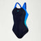 Speedo Colourblock Splice Muscleback - Sportbadpak - Endurance10 - Marine/Blauw - Maat 38