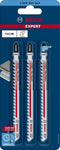 Bosch T 341 HM - Decoupeerzaagblad - Carbide tanden voor harde materialen - (3 stuks)