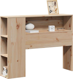 vidaXL - Hoofdbord - met - opbergruimte - 75 - cm - massief - grenenhout