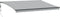 vidaXL - Luifel - automatisch - uittrekbaar - 500x350 - cm - antraciet - en - wit