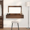 vidaXL - Wandkaptafel - in - Bruin - Eiken - 100x40x70 - cm
