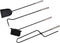 Haushalt 5-delige Haardgereedschapsset - 23x15x52 cm - Zilverkleurig