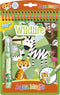 Totum junior water kleurboekje wildlife wilde dieren - herbruikbaar kleurboek Aqua magic 16 x 21 cm peuter speelgoed educatief
