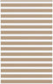 vidaXL - Zebra - Blind - 140x200 - cm - stofbreedte - 135,9 - cm - polyester - zandbruin