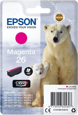 Epson 26 - Inktcartridge - Origineel - Magenta (1 stuk)
