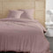 Bedset - TODAY - 123667 - 2 personen - 260x240cm - Effen katoenen gaas - Zandroze