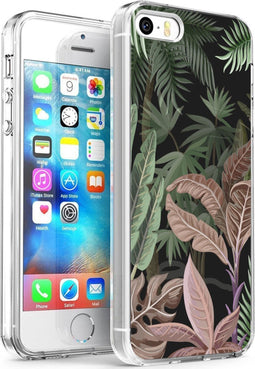 imoshion Hoesje - Geschikt voor iPhone SE (2016) / 5 / 5s - Design hoesje - Dark Jungle