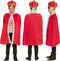Boland - Koningsmantel kind rood - Kinderen - Koning - Prinsen en Prinsessen- Middeleeuwen