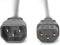 Assmann AK-440201-050-S - Stroomkabel 5m - Male C14 naar Female C13 - Zwart