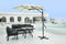 Feel Furniture - Curve zweefparasol - 2.7 Meter - Creme