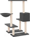 vidaXL - Kattenmeubel - met - sisal - krabpalen - 94,5 - cm - donkergrijs