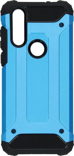 iMoshion Hoesje Geschikt voor Motorola One Action Hoesje - iMoshion Rugged Xtreme Backcover - Lichtblauw