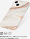 Selencia iPhone 14 - Backcover - 100% gerecycled - Wit Marmer