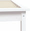 vidaXL - Bedframe - massief - grenenhout - wit - 100x200 - cm
