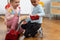 Klein Toys Bosch stofzuiger - 19x25x74 cm - realistische zuig en geluidseffecten - rood