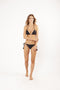 Barts Bathers Triangle - Bikini top - Panterprint - Zwart - Maat 34
