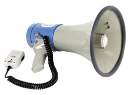 Velleman Megafoon - 25 W - Sirene spreekfunctie fluittoon - Grijs