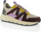 PS Poelman Minion Dames Sneakers - Lage Sneakers - Shiny Details - Bordeaux Beige Multi