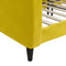 vidaXL - Slaapbank - 90x200 - cm - fluweel - geel