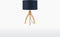 GOOD&MOJO Tafellamp Annapurna - Blauw/Bamboe - Ø36cm - Scandinavisch,Bohemian