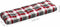 vidaXL - Palletkussens - 5 - st - ruitpatroon - stof - rood