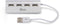 Quick Media QMH204P - Hub USB 4 Poorten - Hot Swappable - Aluminium