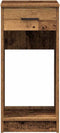 vidaXL - Computertorenstandaard - met - lade - 35x45x77 - cm - oud - houtkleurig